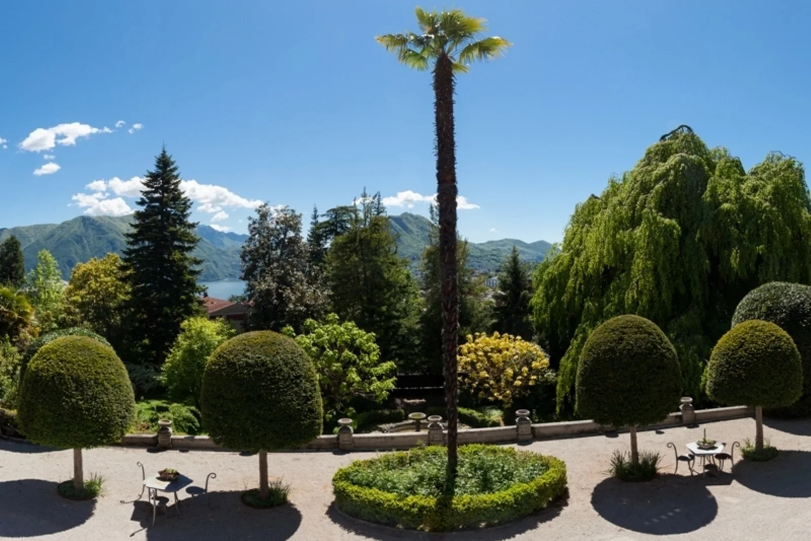Parco della dimora a Massagno